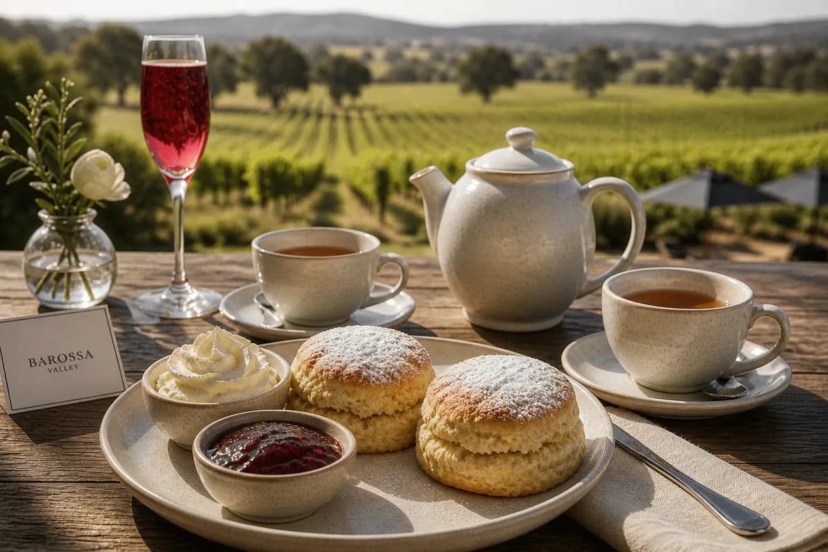 Monkey Nut Cafe at Kies Family Wines setting