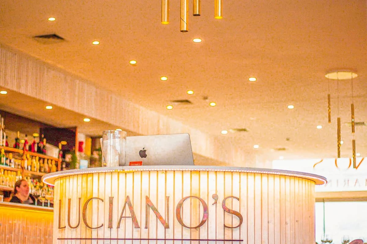 Luciano’s Italian Restaurant setting
