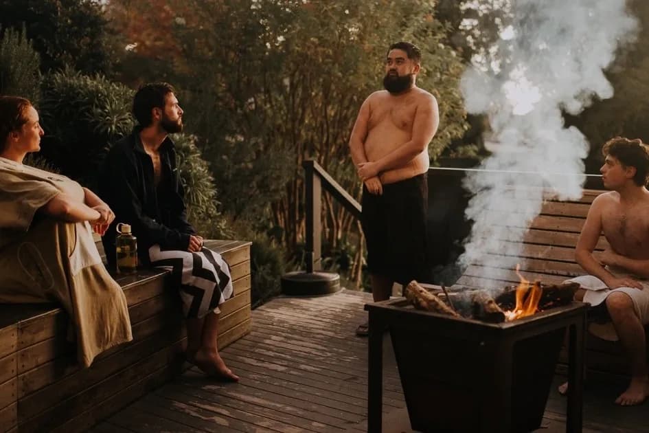 Blue Mountains Sauna setting