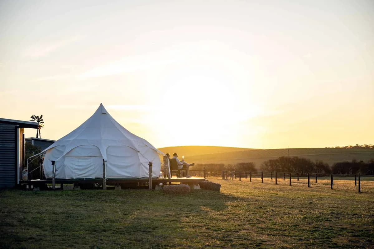 Bukirk Glamping & Luxury Cabins Clare Valley setting